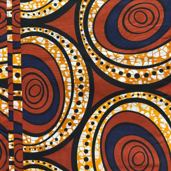 Kitengue Fabric – Vibrant Dutch Wax Print – Ankara Cotton - Picture 3 of 4